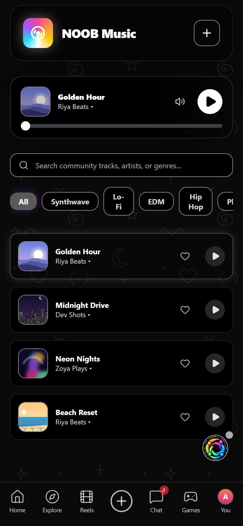 NOOB Music on NOOB Socials